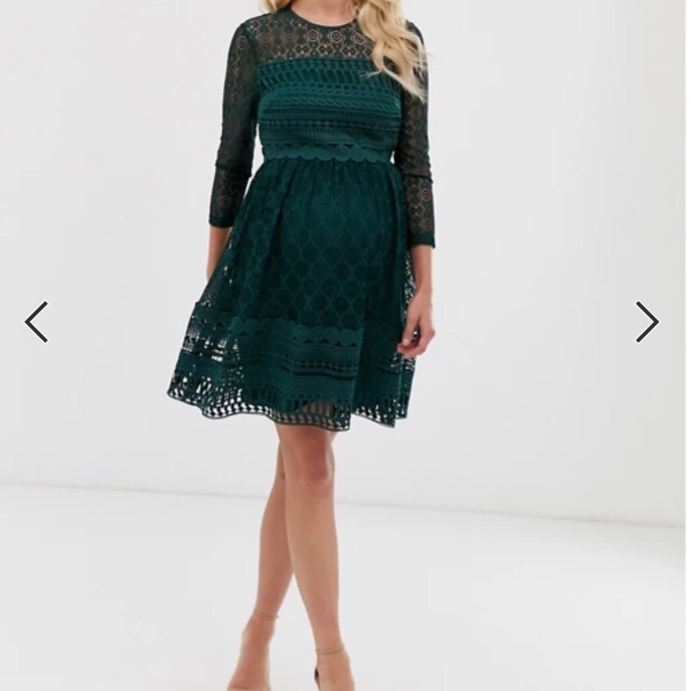 Maternity lace dress